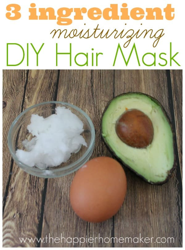 Moisturizing Mask DIY
 Easy DIY Moisturizing Hair Mask The Happier Homemaker
