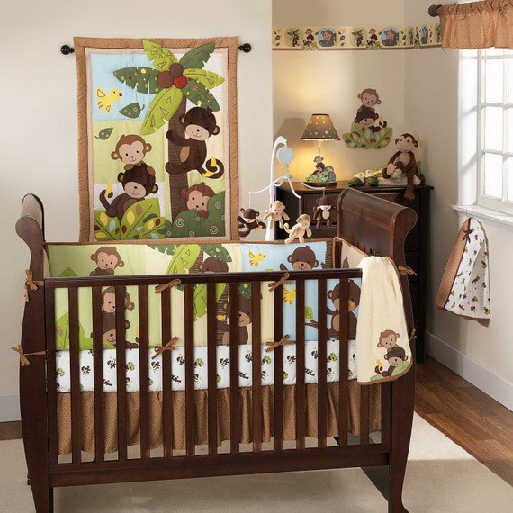 Monkey Baby Room Decor
 Monkey Baby Crib Bedding Theme and Design Ideas family