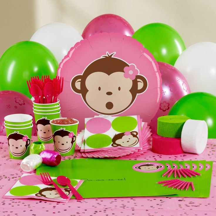 Monkey Baby Shower Decorations Party City
 25 best Birthday Monkey Theme Party images on Pinterest