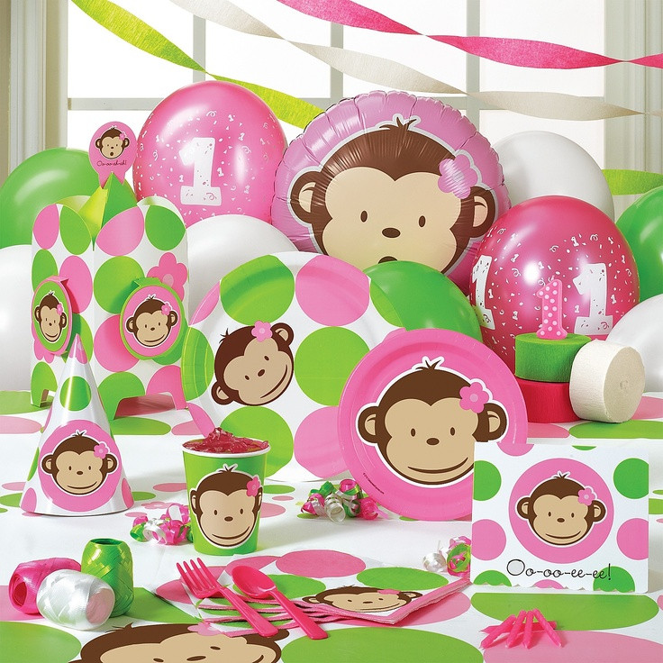 Monkey Baby Shower Decorations Party City
 20 best Mod Monkey birthday party images on Pinterest