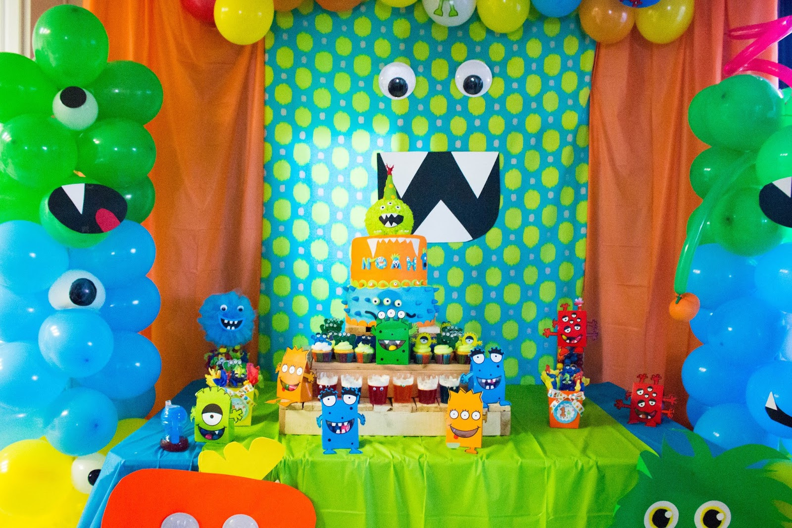 Monster Birthday Decorations
 A Monster Bash To Ring In Noah s First Year New Mom in