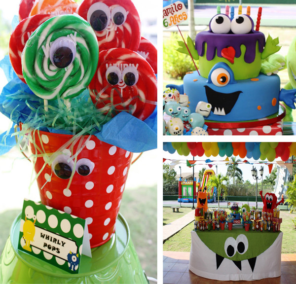 Monster Birthday Decorations
 Kara s Party Ideas Monster Birthday Party Supplies Ideas