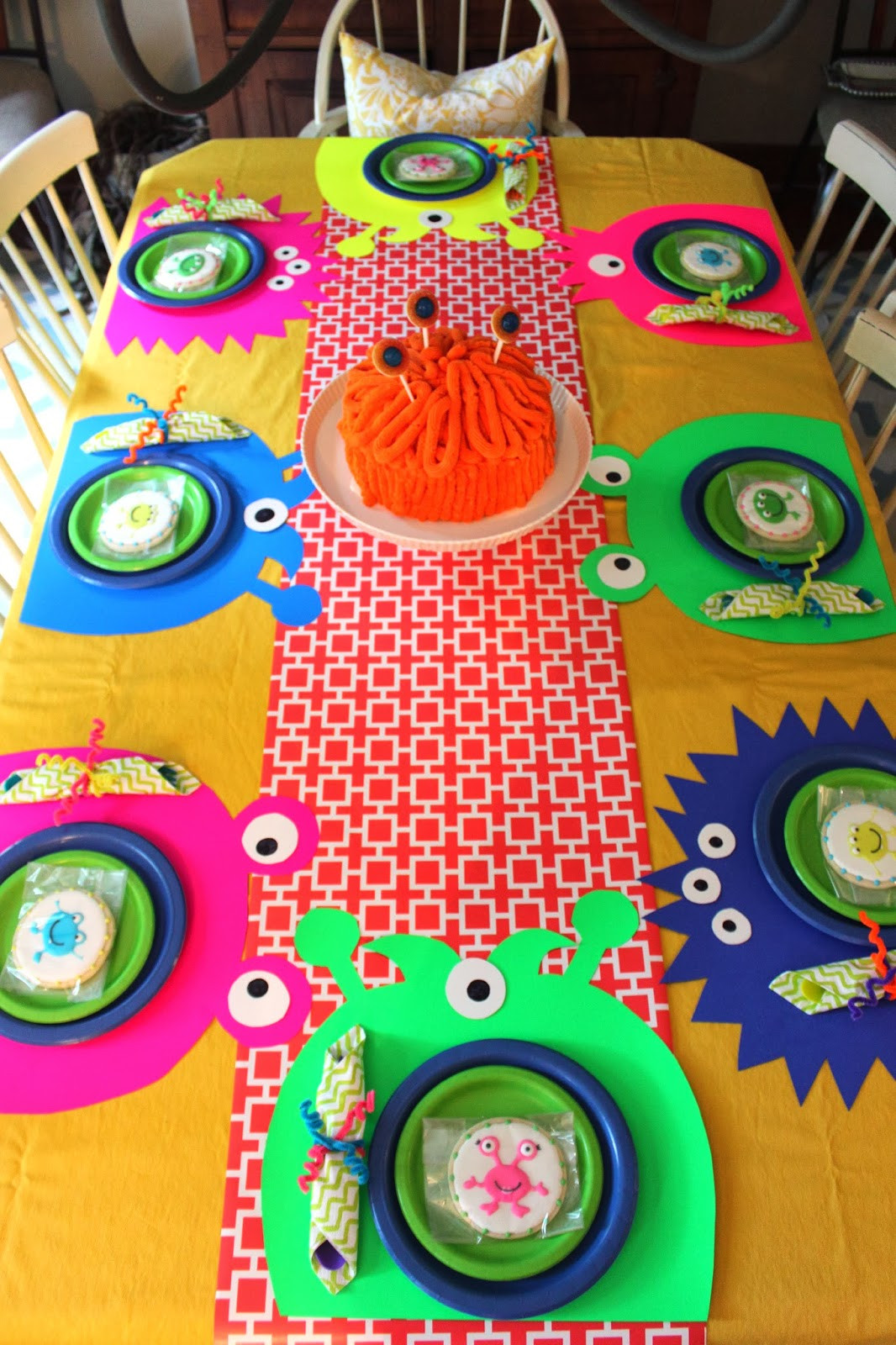 Monster Birthday Decorations
 CREATE STUDIO A Neon Silly Monster Birthday Party