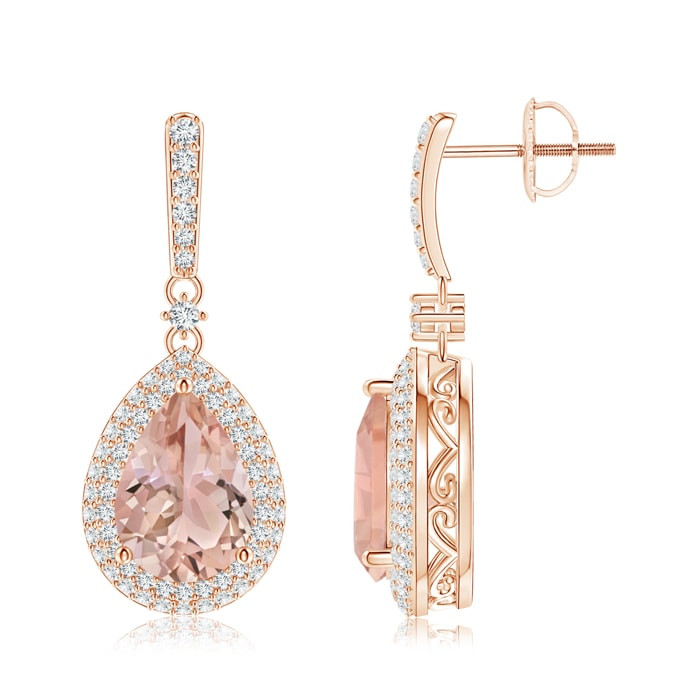 The Best Morganite Drop Earrings - Home, Family, Style and Art Ideas