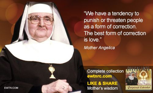 mother angelica quote about adam you know how men are