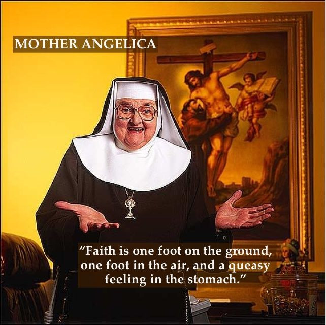 mother angelica quote get crackin