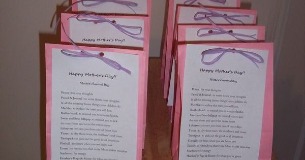 Mother Day Gift Ideas For Coworkers
 Mother s Day Gift Bags for Sisters Coworkers Friends etc