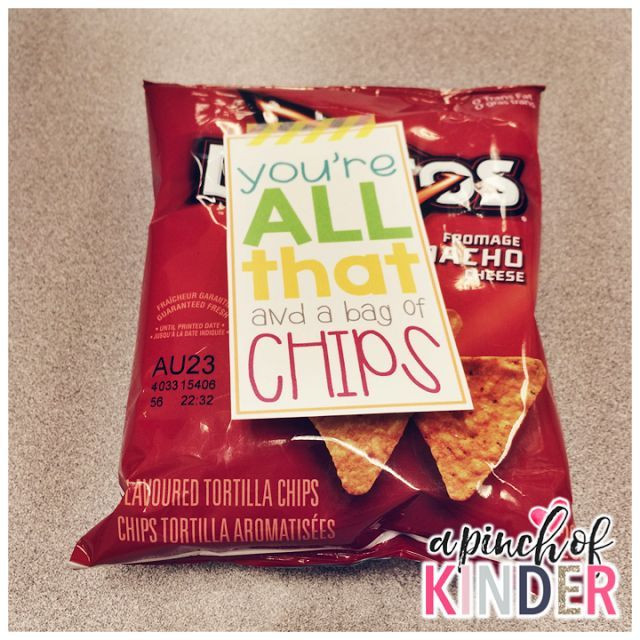 Mother Day Gift Ideas For Coworkers
 "You re All That And A Bag Chips" A cheap easy t