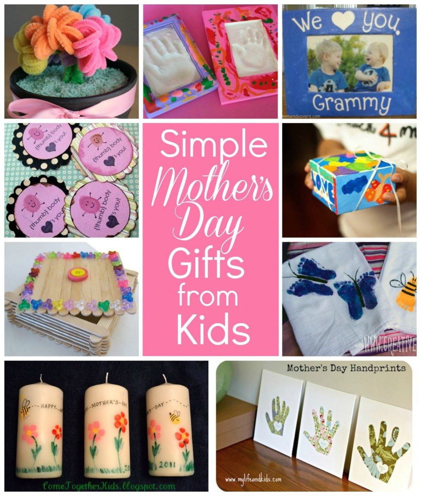 Mother Days Gift Ideas To Make
 Simple Mother’s Day t ideas for grandma Flower pot