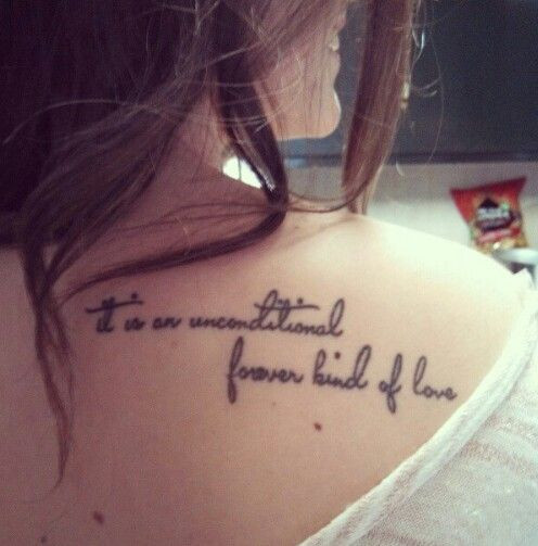 Mother Son Tattoos Quotes
 Cute shoulder tattoo Mother son quote