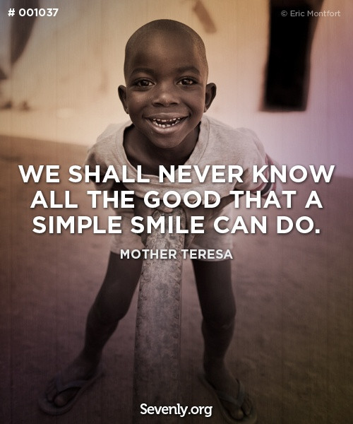 Mother Teresa Quotes Smile
 25 best Operation Smile images on Pinterest
