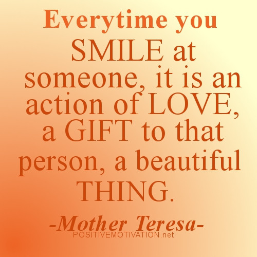 Mother Teresa Quotes Smile
 Mother Teresa Quotes Life QuotesGram