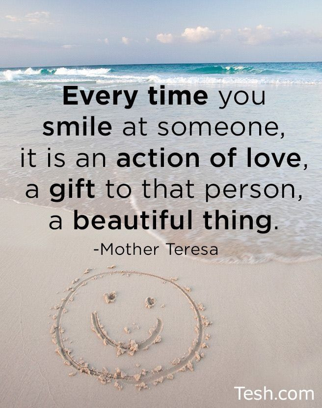 Mother Teresa Smile Quote
 529 best images about Inspirational Quotes on Pinterest