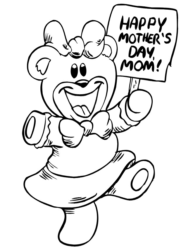 Mothers Day Coloring Pages For Toddlers
 Free Coloring Pages Mothers Day Coloring Pages For Children