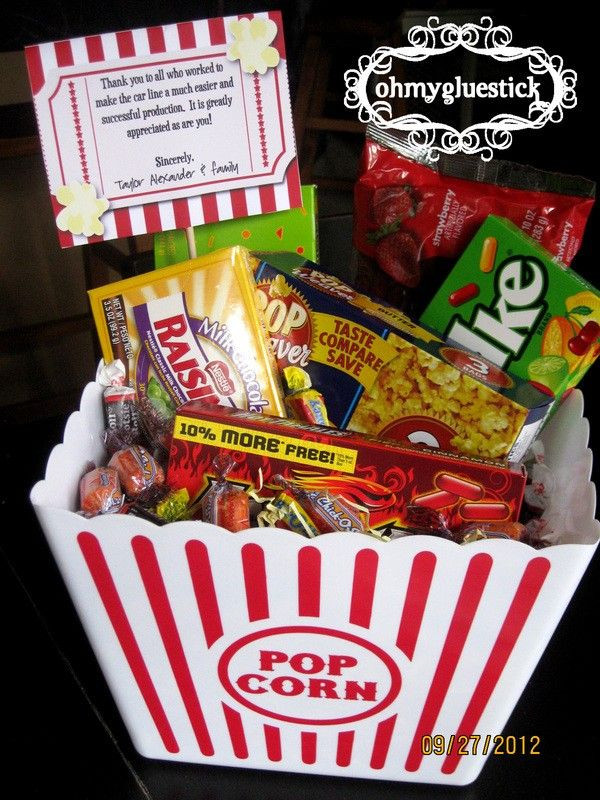 Movie Theater Gift Basket Ideas
 29 best Teacher s Gifts images on Pinterest