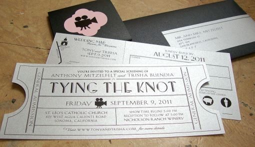 Movie Ticket Wedding Invitations
 movie ticket wedding invitation template free Google