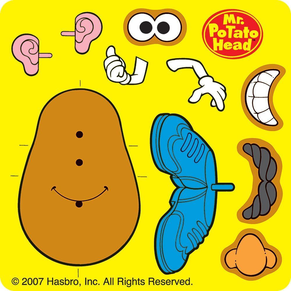 Mr Potato Head Parts
 mr Potato Head Parts Coloring Pages