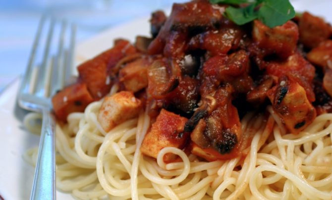 Mushroom Spaghetti Sauce Recipe
 Spicy Tofu and Mushroom Spaghetti Sauce Recipe Relish