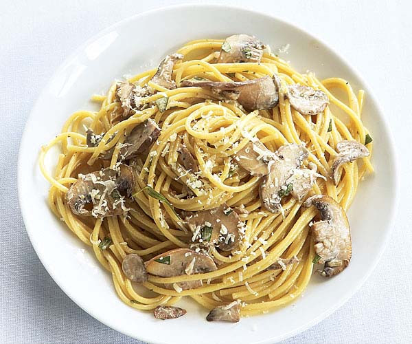Mushroom Spaghetti Sauce Recipe
 Spaghetti with Mushroom Cream Sauce Recipe FineCooking