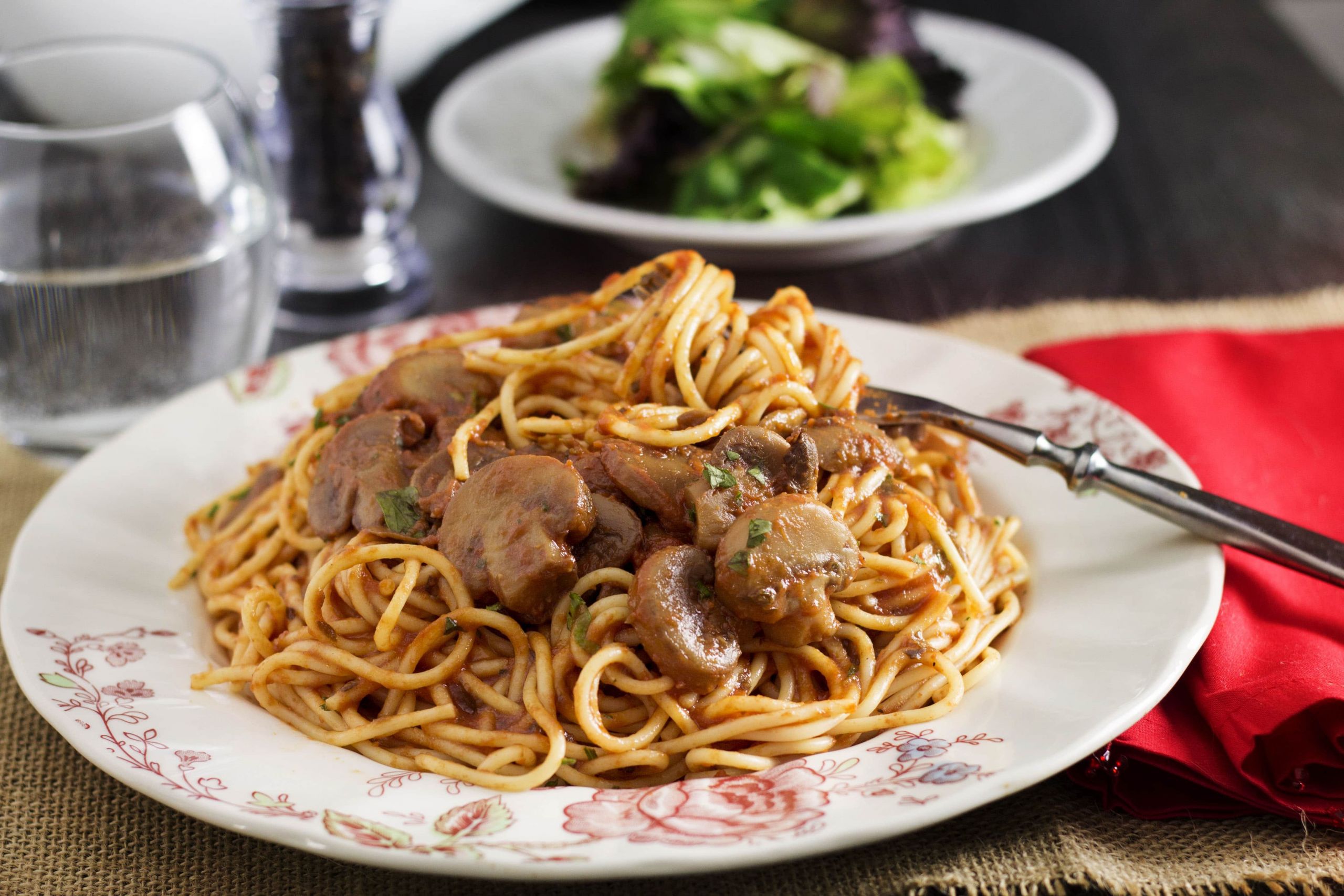 Mushroom Spaghetti Sauce Recipe
 Spaghetti With Mushroom Tomato Sauce Erren s Kitchen