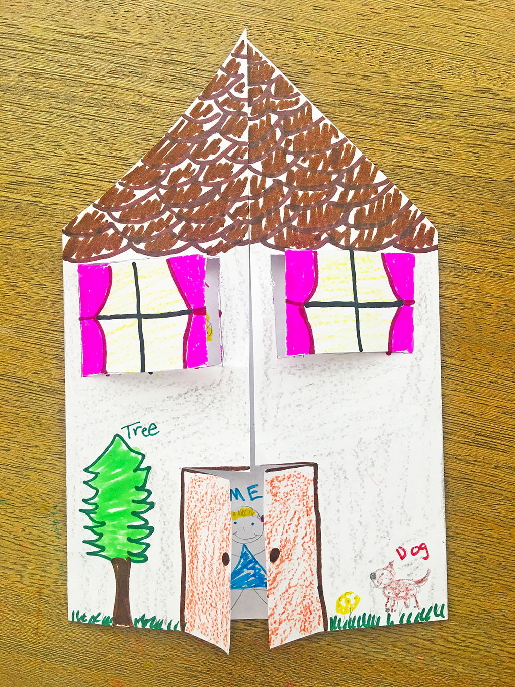 My Family Craft Ideas For Preschool
 Paper House Craft The Crafting Chicks