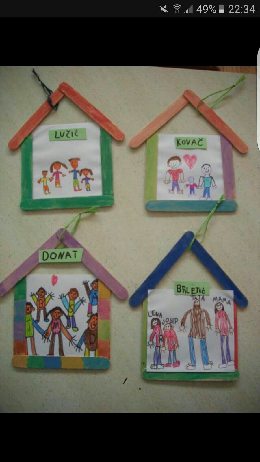 My Family Craft Ideas For Preschool
 Kennismaking klas