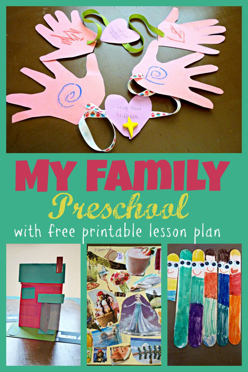 My Family Craft Ideas For Preschool
 My Family Preschool Week