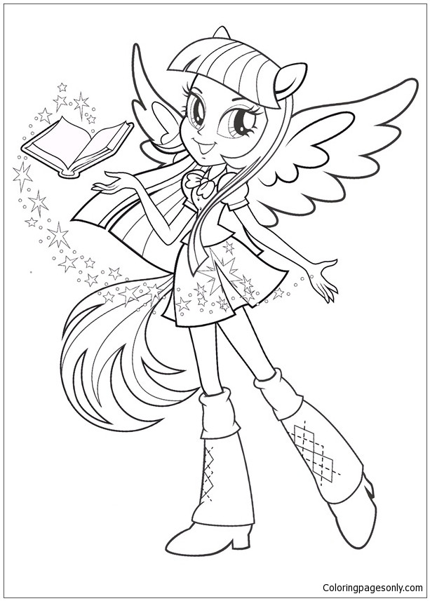 Best 25 My Little Pony Girls Coloring Pages - Home, Family, Style and ...