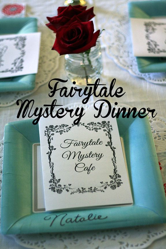 Mystery Dinner Party For Kids
 Pin on ce Upon A Murder Mystery Party