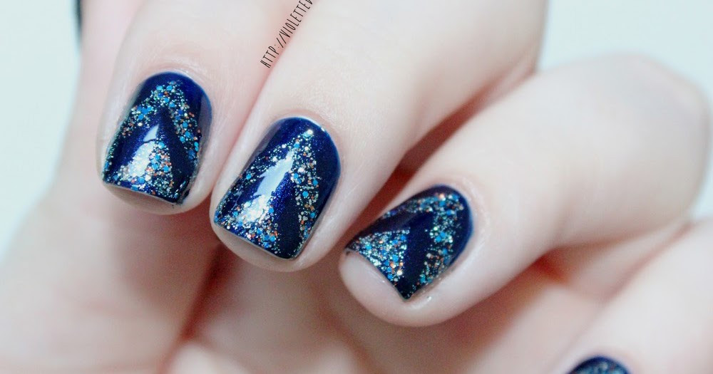 Nail Art Blogs
 Violette Dorée blog nail art beauté Kiko China blue n