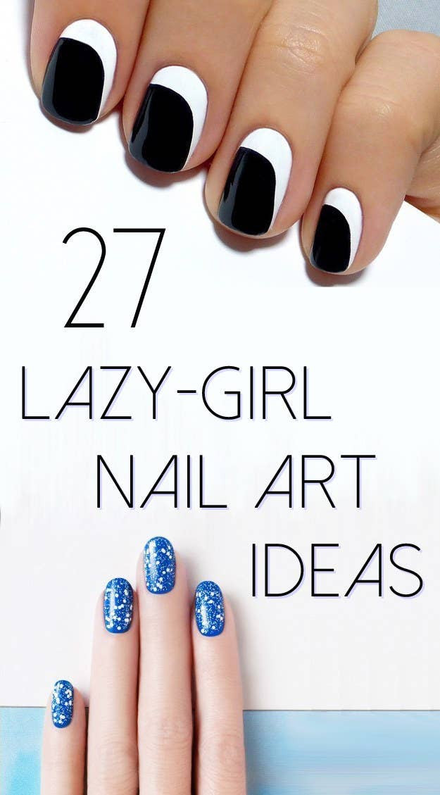Nail Art Designs Step By Step
 27 Lazy Girl Nail Art Ideas That Are Actually Easy