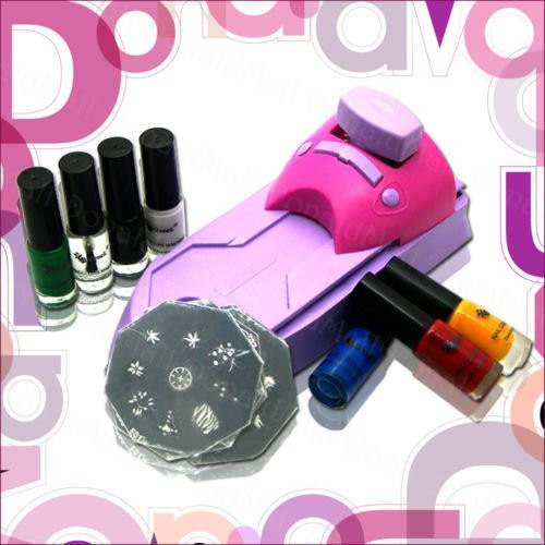Nail Art Stamping Kit
 Nail art stamping image plate polish nail stamping