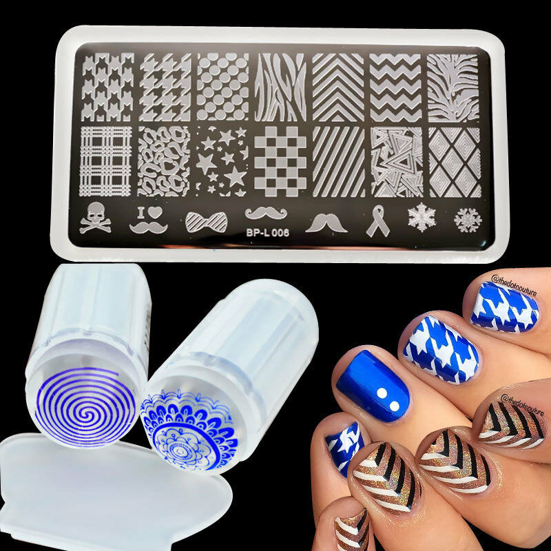 Nail Art Stamping Kit
 Born Pretty DIY Nail Stamping Plate Image Polish Stamp