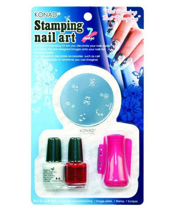 Nail Art Stamping Kit
 Konad Stamping Nail Art Kit Set D Buy Konad Stamping