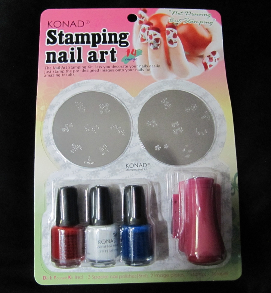 Nail Art Stamping Kit
 Konad Stamping Plates