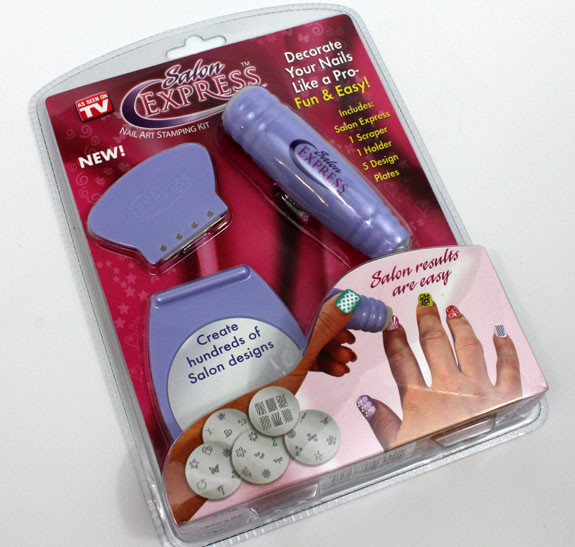 Nail Art Stamping Kit
 Salon Express As Seen TV Nail Art Stamping Kit Review
