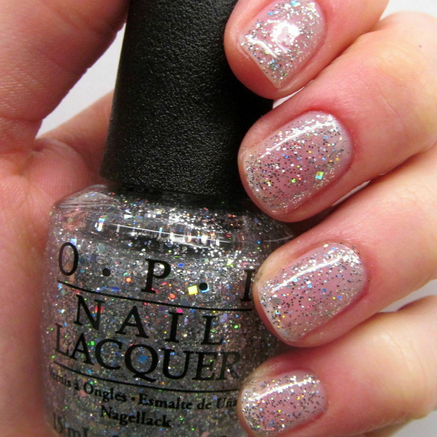 Nail Colors With Glitter
 OPI In True Stefani Fashion G31 Silver Holo