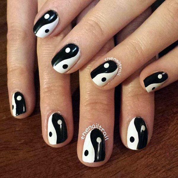 Nail Designs Black And White
 40 Stylish Black and White Nails Designs for 2016