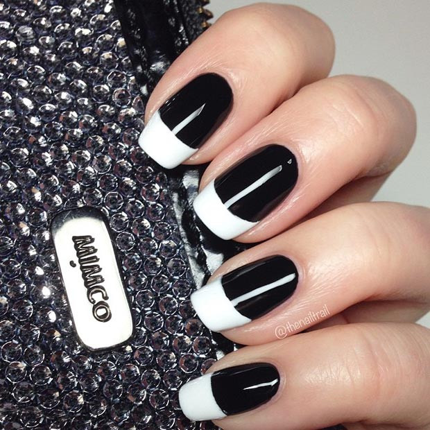 Nail Designs Black And White
 50 Best Black and White Nail Designs