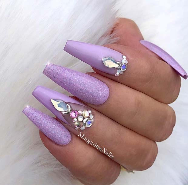 Nail Designs For Coffin
 43 Nail Designs and Ideas for Coffin Acrylic Nails