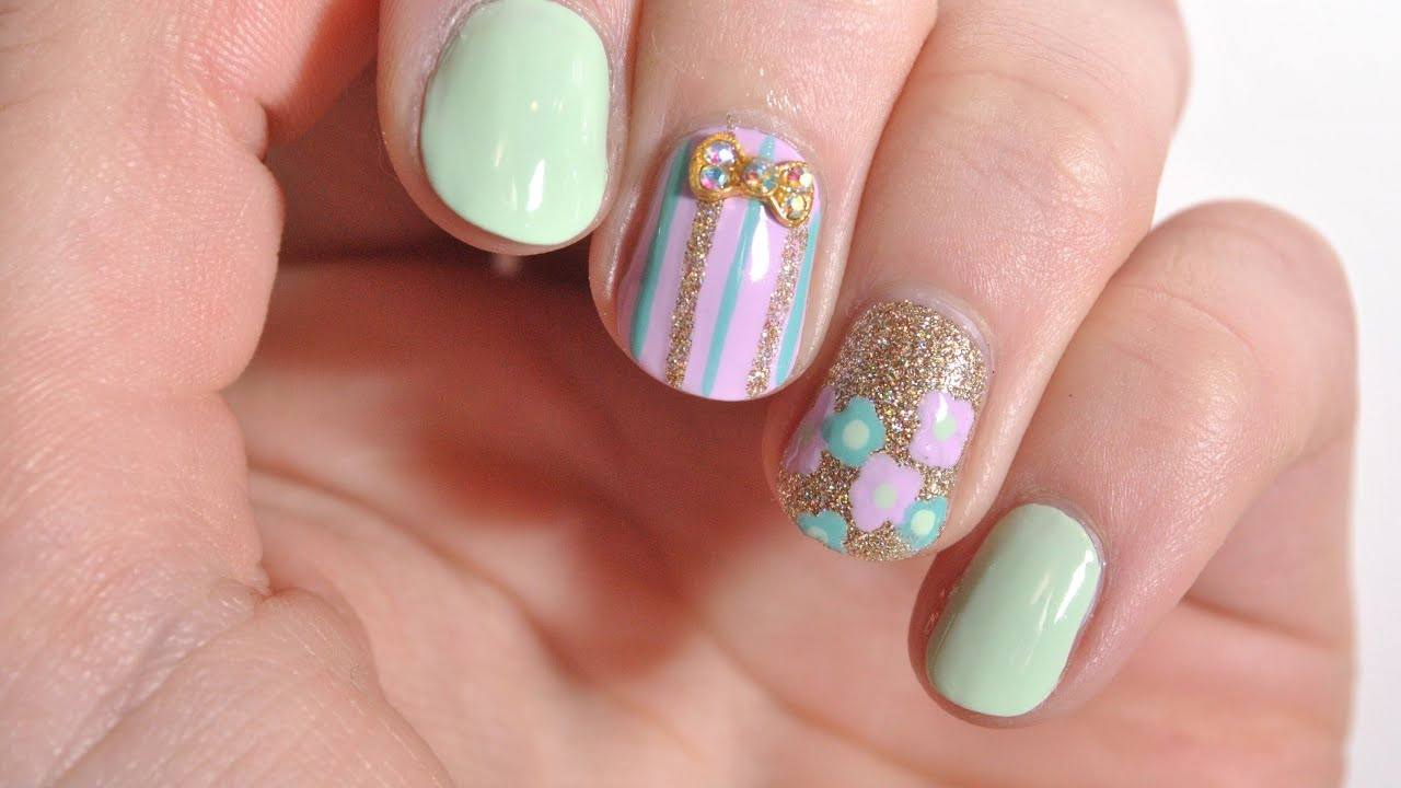 Nail Designs For Spring
 Cute and Easy Spring Nails