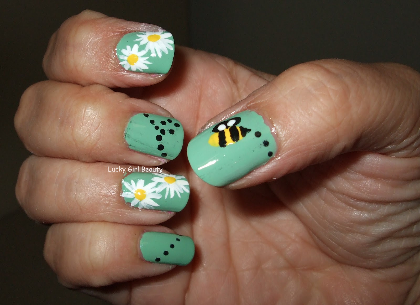 Nail Designs For Spring
 Lucky Girl Beauty Spring Has Sprung Nail Design