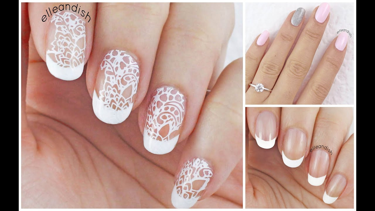 Nail Designs For Weddings
 Wedding Nails 3 Ways Help me choose my wedding day