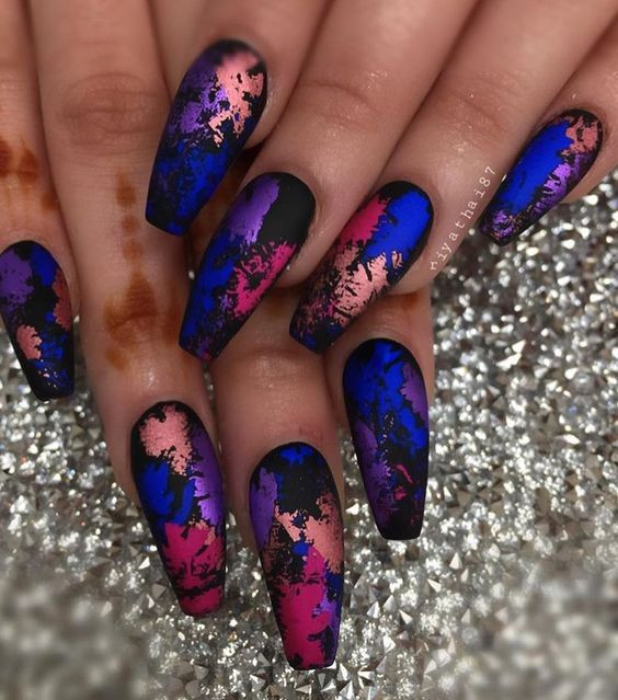 Nail Designs On Coffin Nails
 Coffin Nails Inspiration