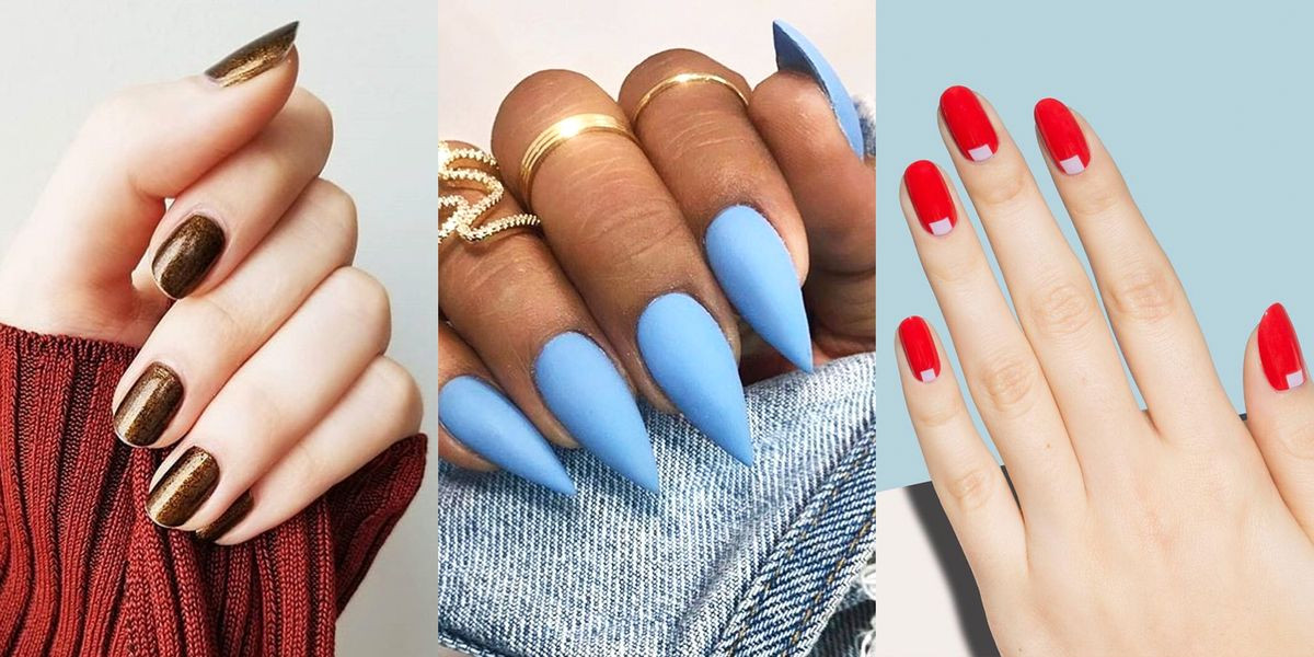 Nail Designs Shapes
 10 Best Nail Shapes of 2019 What Nail Shape Is Best for