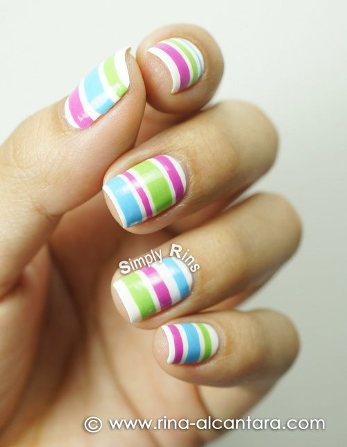 Nail Designs Stripes
 Nail Designs With Stripes fashionsy