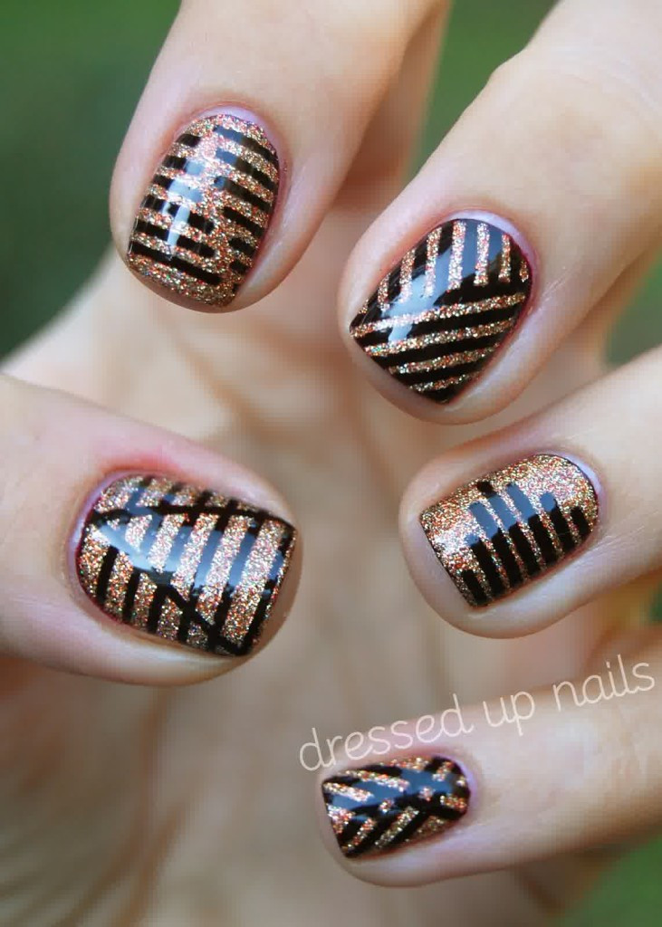 Nail Designs Stripes
 30 Striped Nail Designs and Ideas InspirationSeek