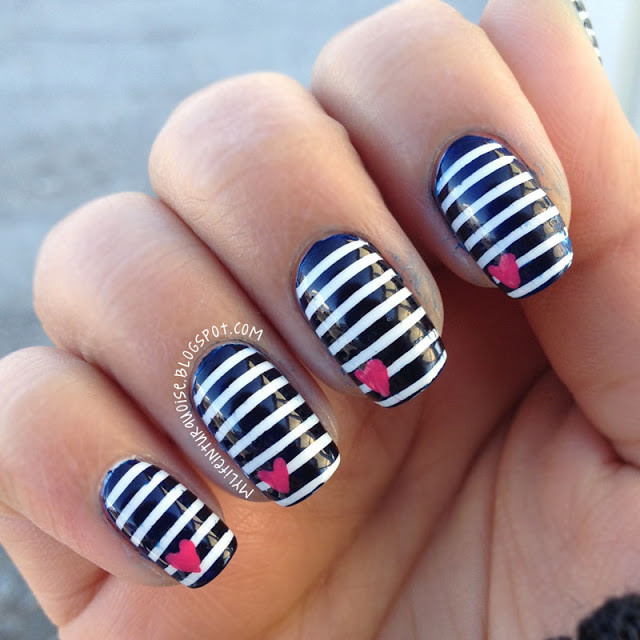 Nail Designs Stripes
 StyleVia 16 Striped Nail Arts