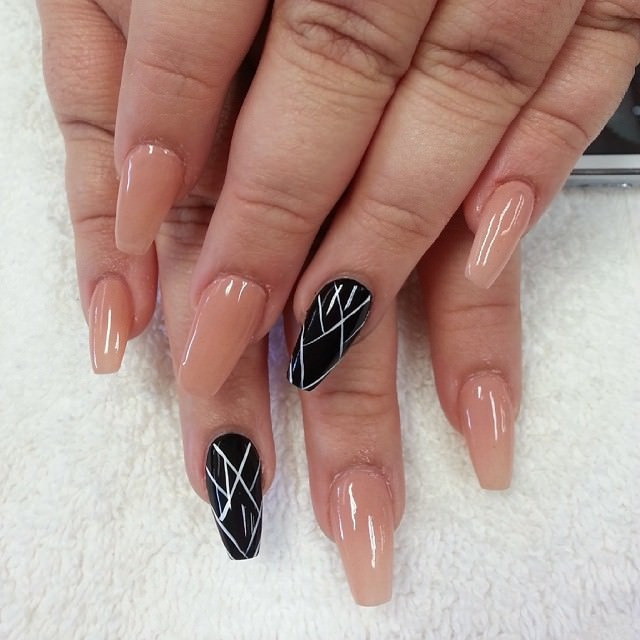 Nail Designs With Lines
 28 Line Nail Art Designs Ideas