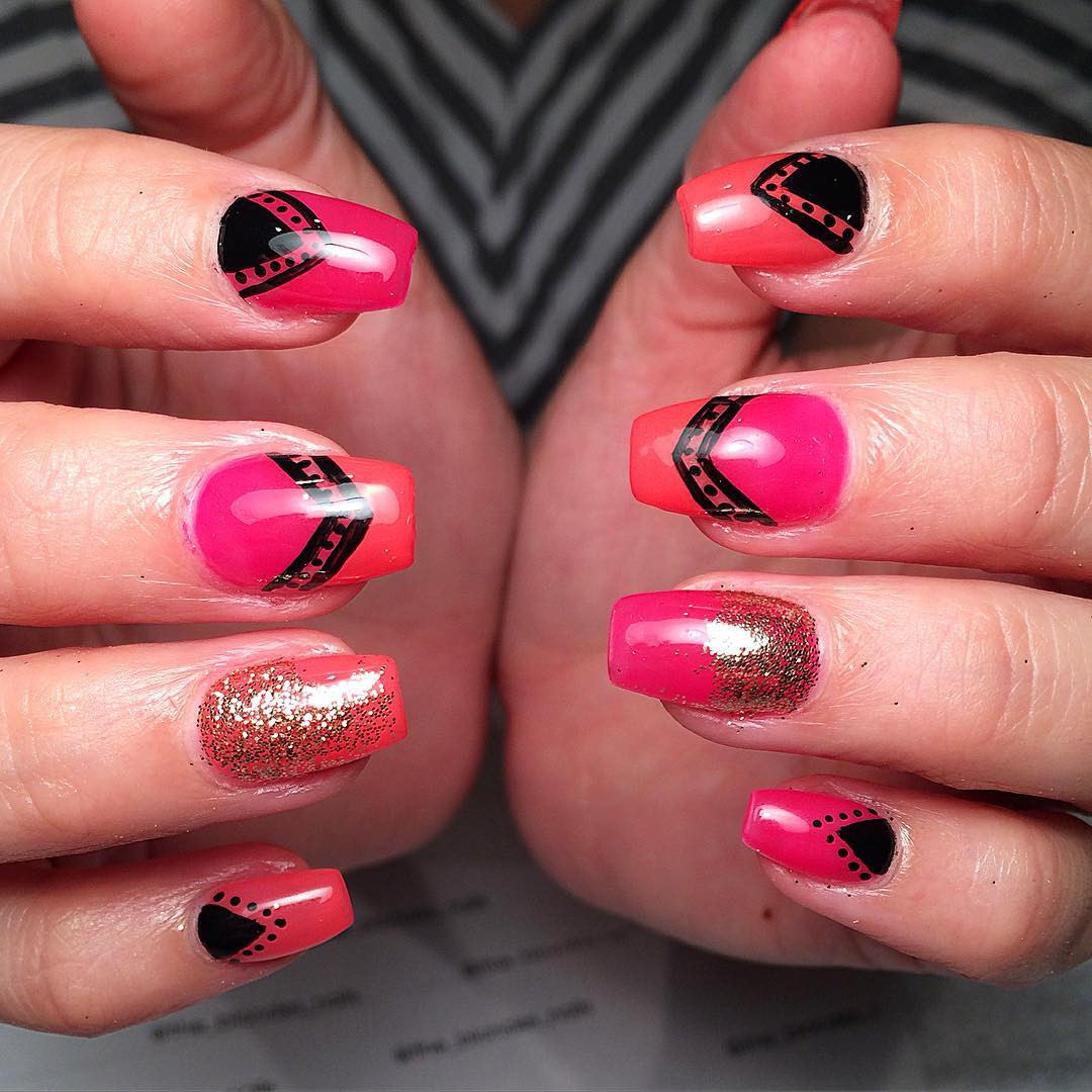Nail Designs With Lines
 28 Line Nail Art Designs Ideas